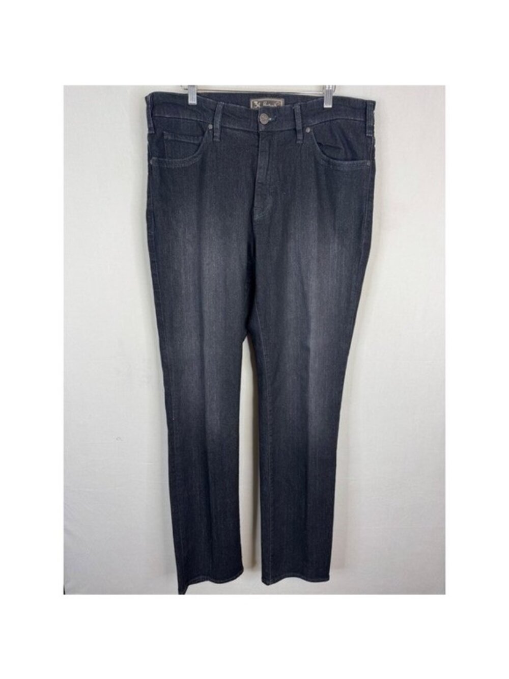 34 Heritage Charisma Comfort-Rise Stretch Classic Fit Black Jeans 38x36 ASU03220